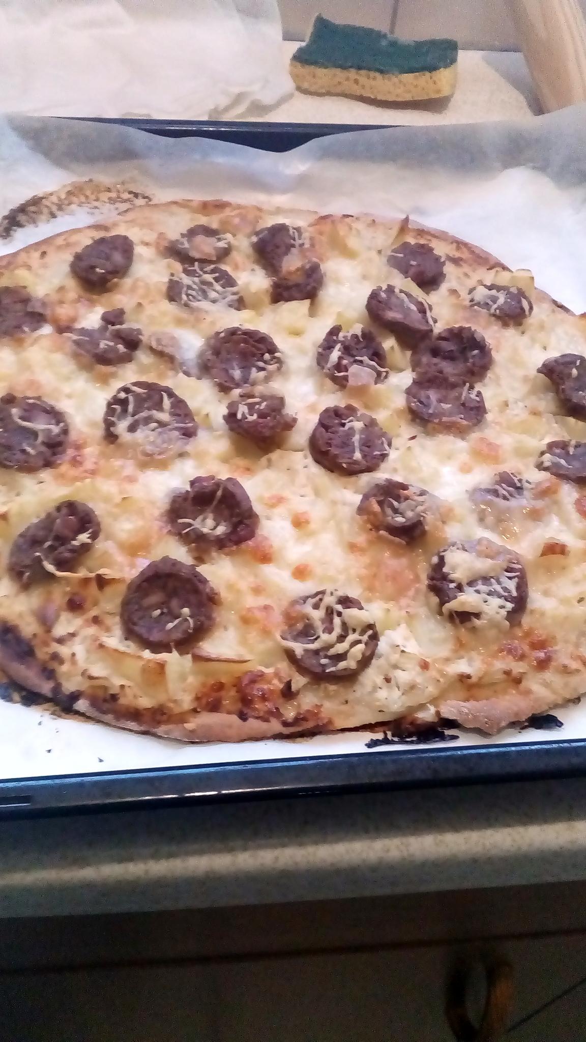 recette pizza a l'andouillettes