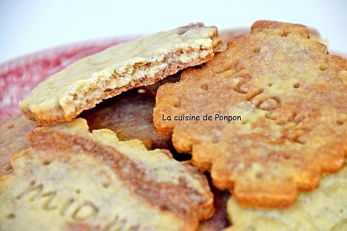 recette Biscuit aux amandes, poudre de combava et cacao