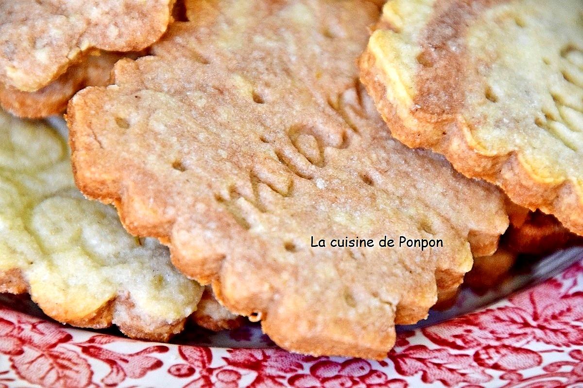 recette Biscuit aux amandes, poudre de combava et cacao