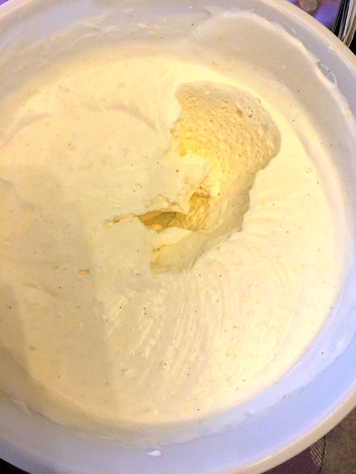 recette Bûche matelassée framboise vanille
