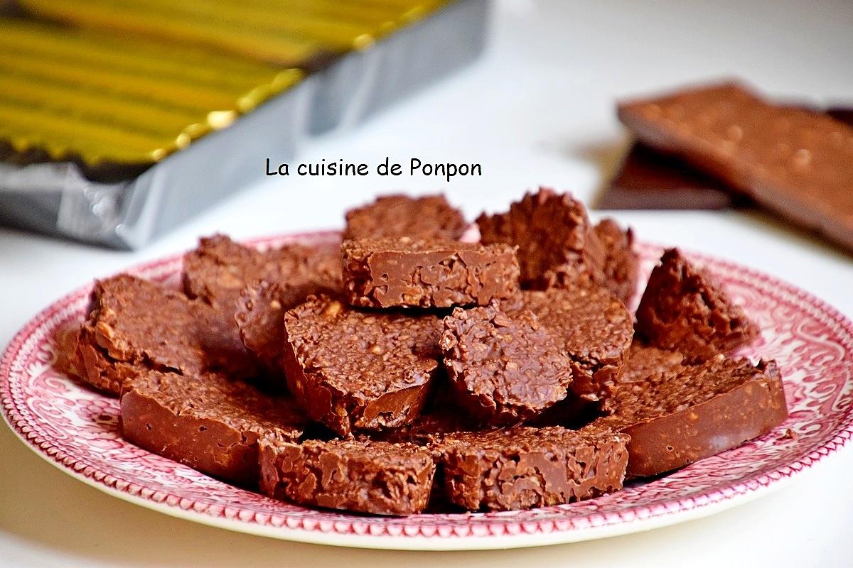 recette Croustillants au chocolat et gavottes