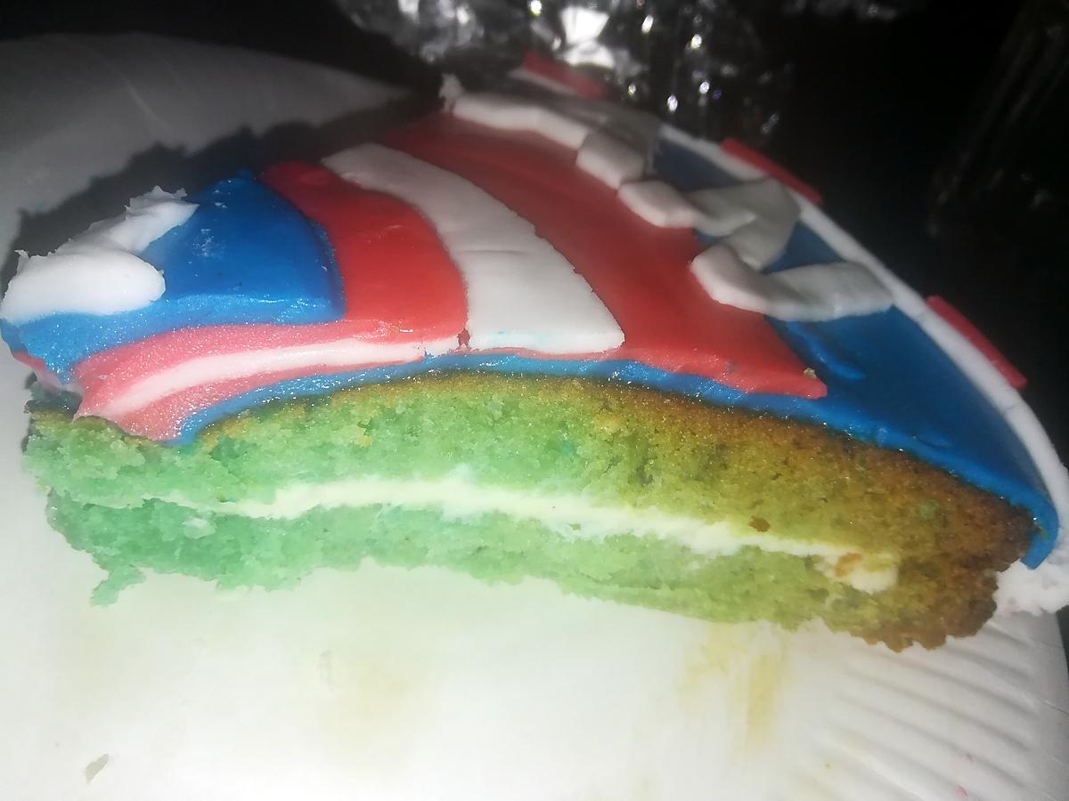 recette Gâteau captain america