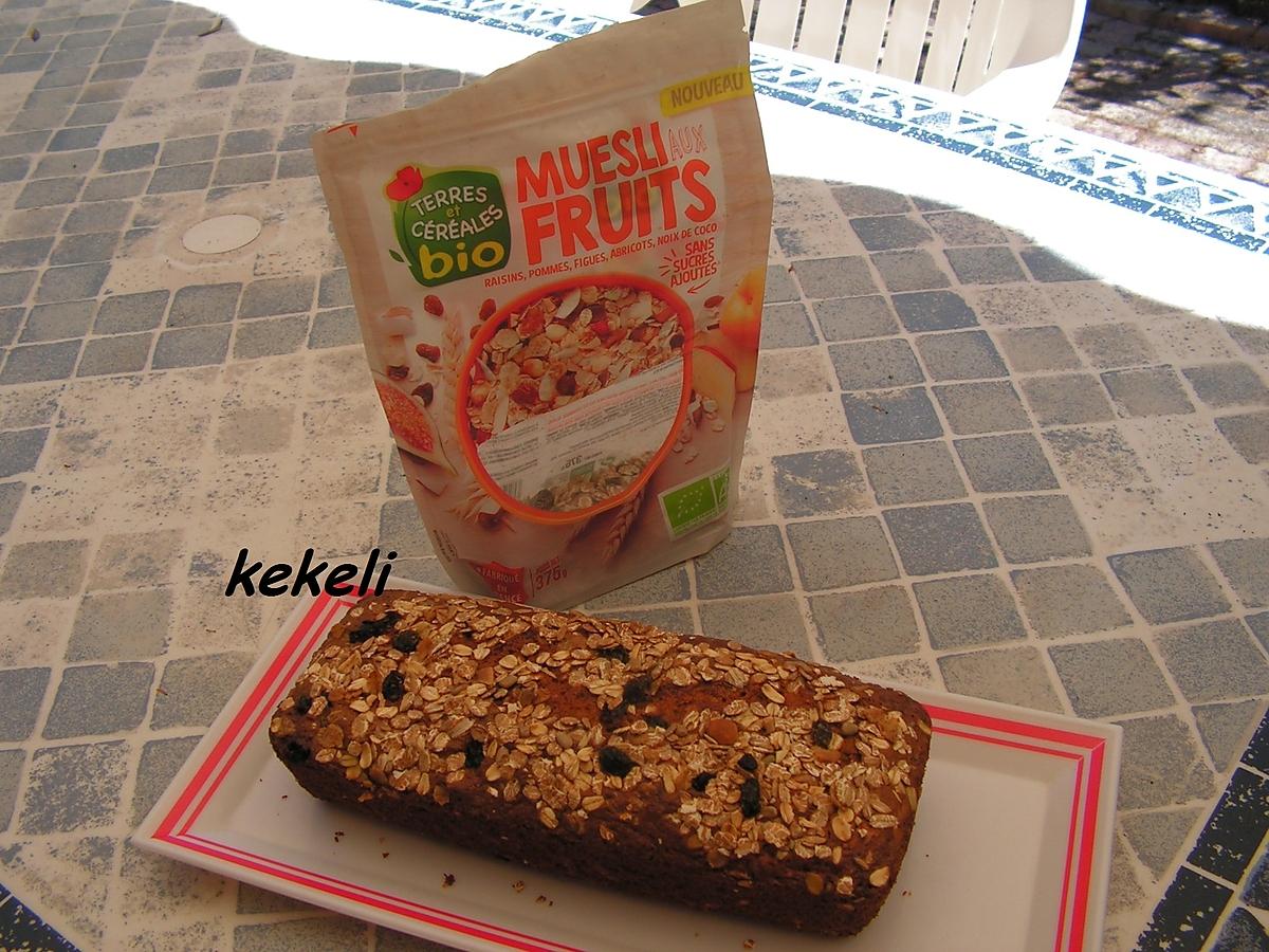 recette Cake au muesli