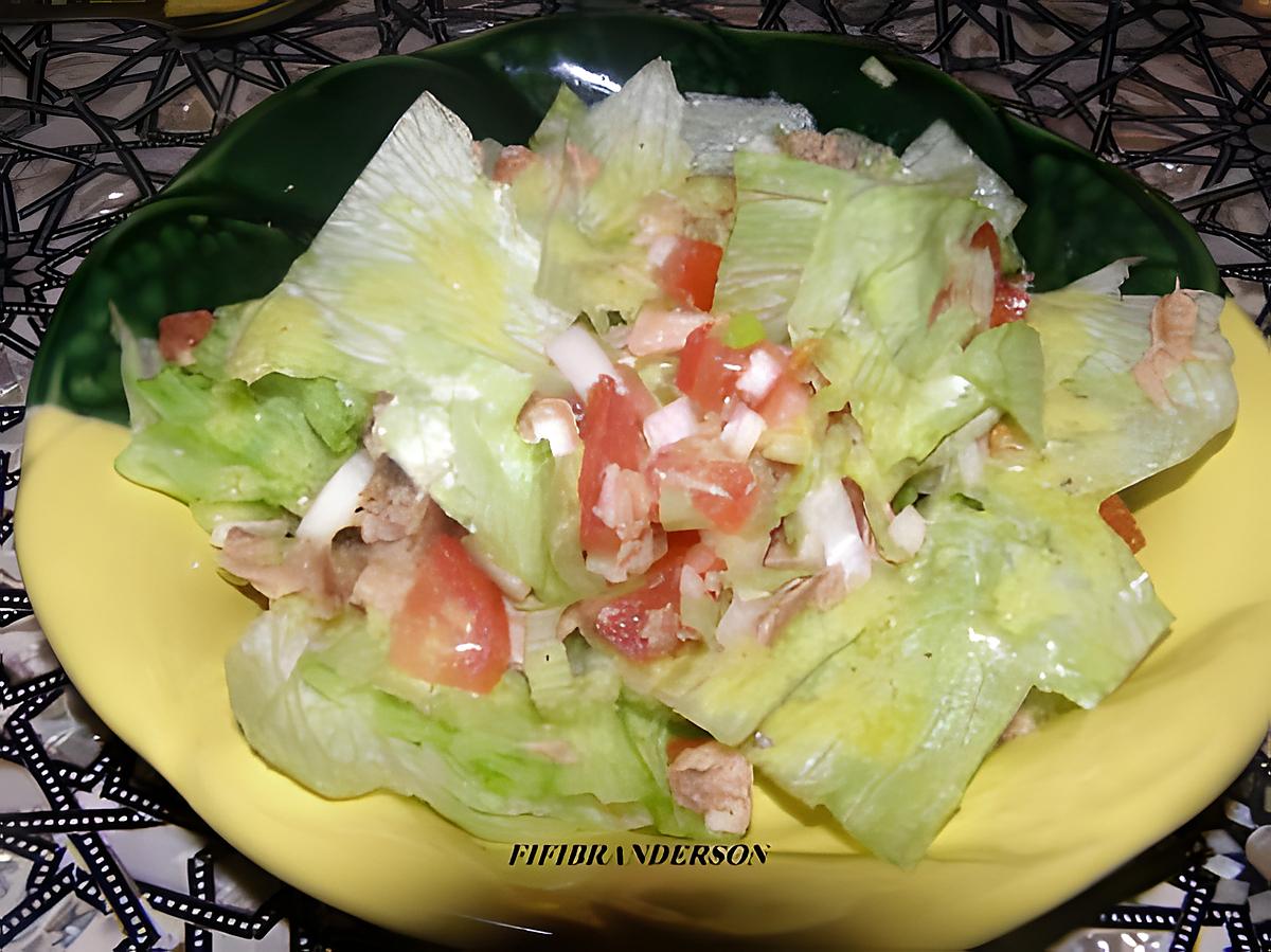 recette salade de laitue et thon