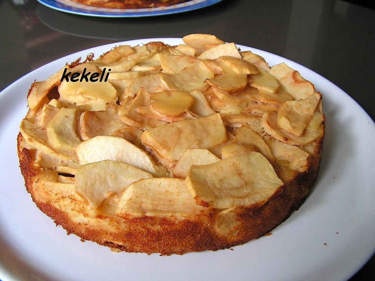 recette Gâteau invisible aux pommes