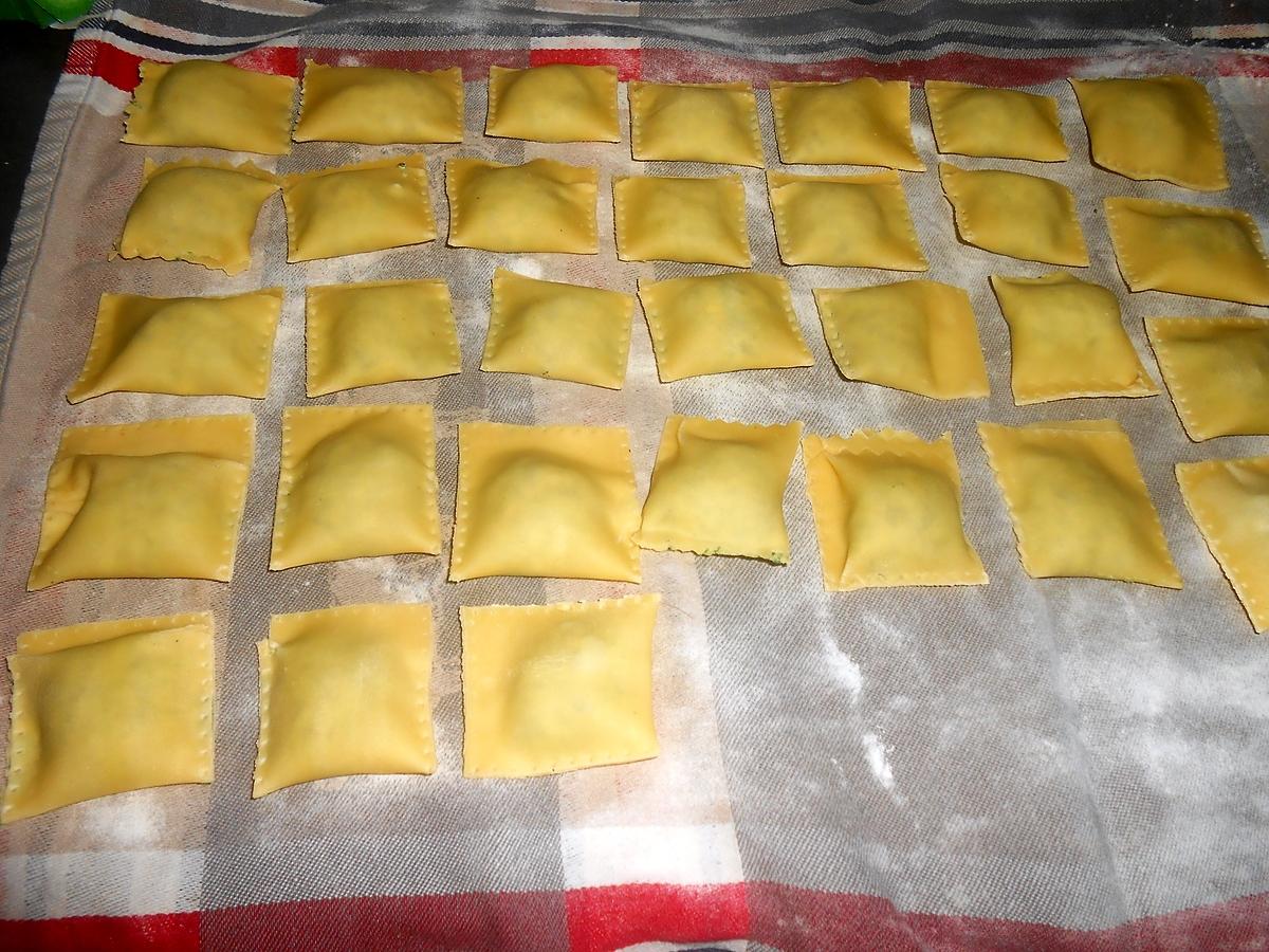 recette TORTELLI FRAIS RICOTTA EPINARD AU BEURRE DE SAUGE