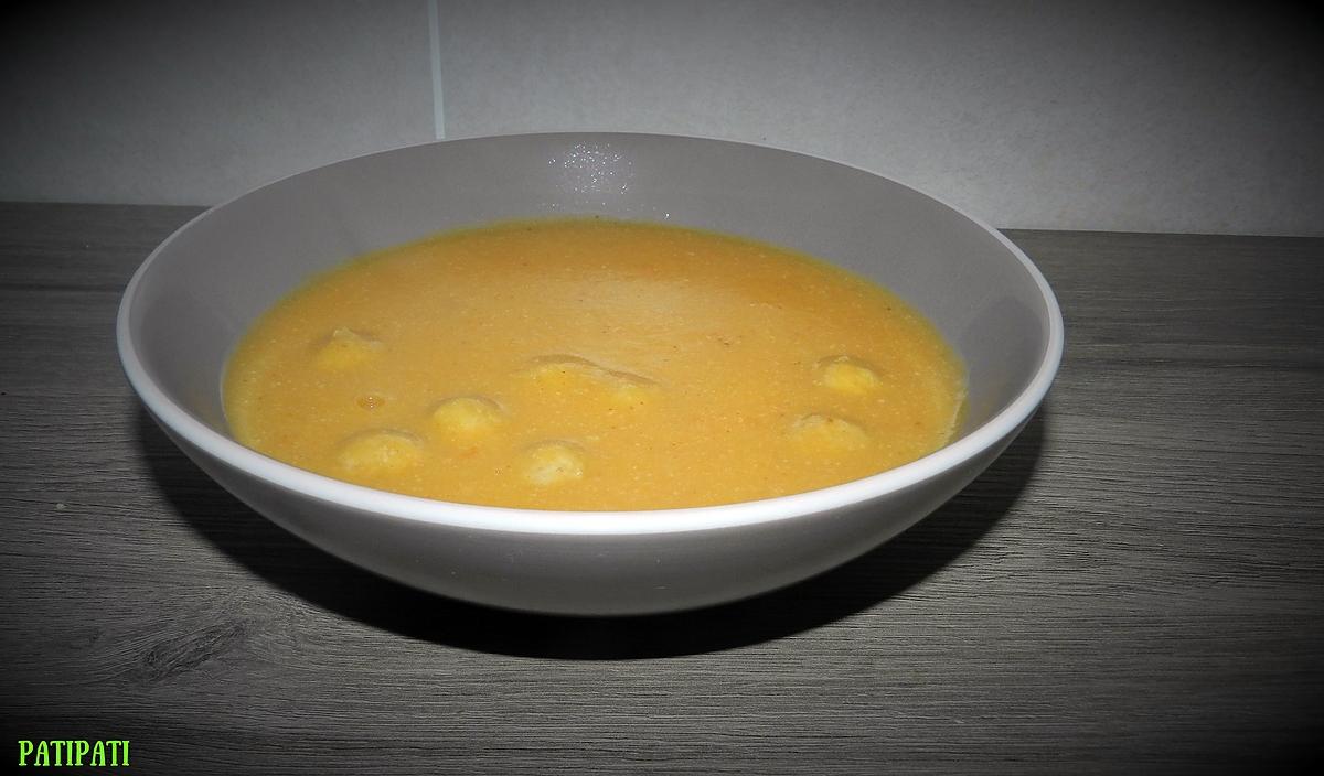 recette Quand un potage à l'oignon rencontre une potée aux carottes