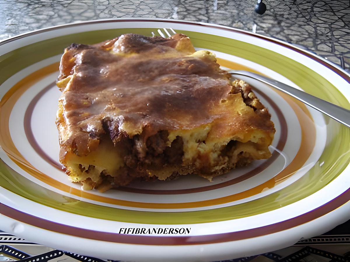 recette Lasagnes a la creme fraiche et viande hachee