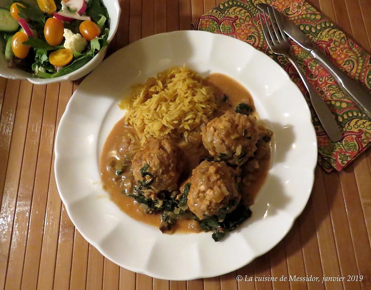 recette Boulettes style poulet au beurre, version 2 +