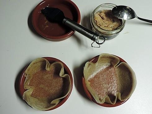 recette Tartelette de brick au thon parsemée de graines de sésame noir
