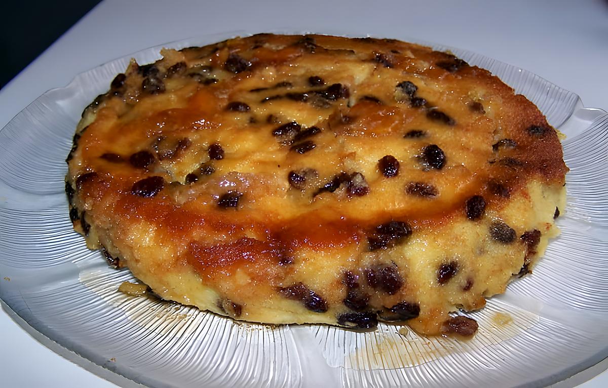 recette Gateau semoule raisin caramel