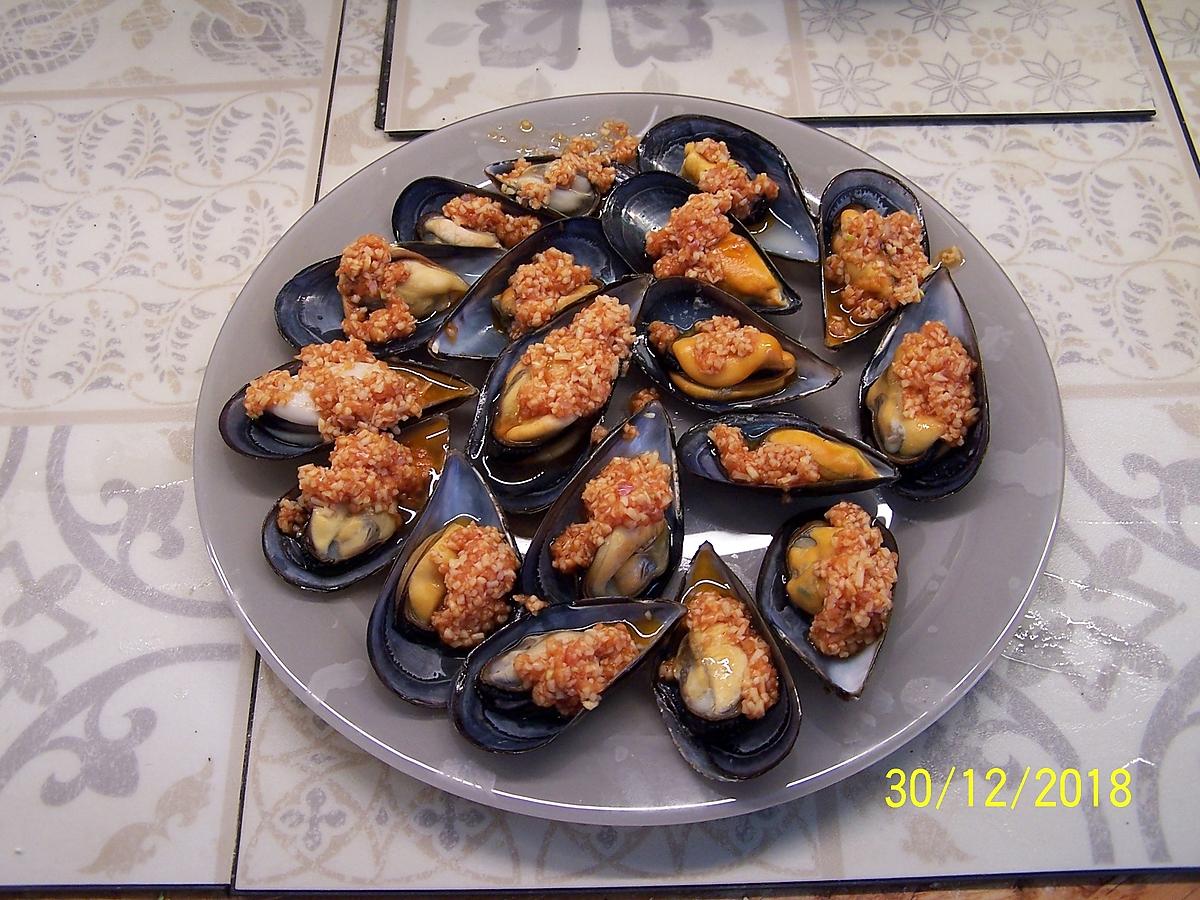 recette MOULES FARCIES