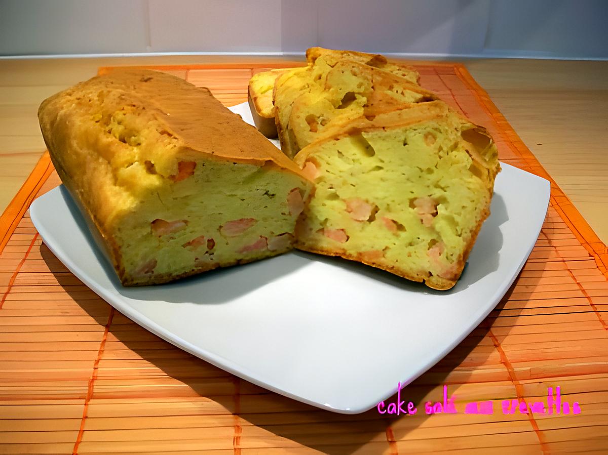 recette cake au crevettes roses