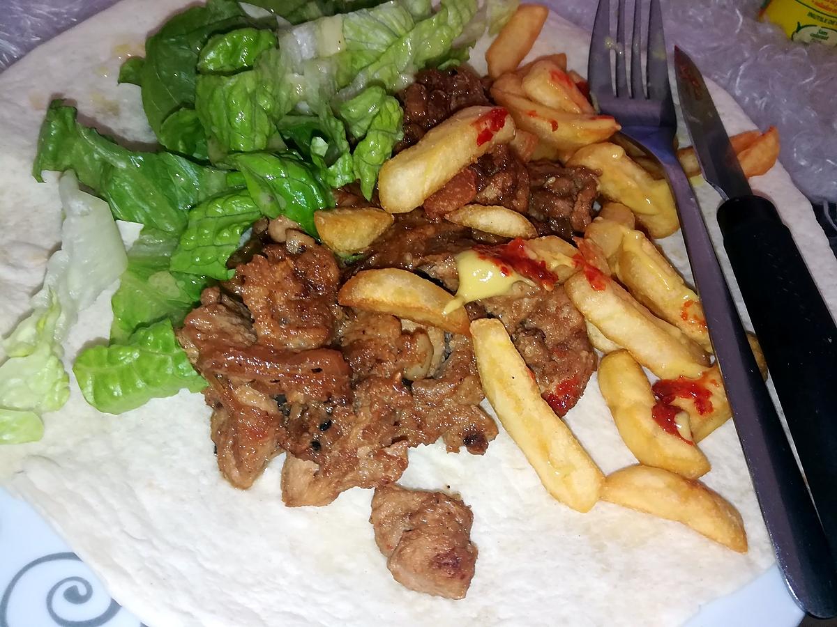 recette Assiette kebab chinoise