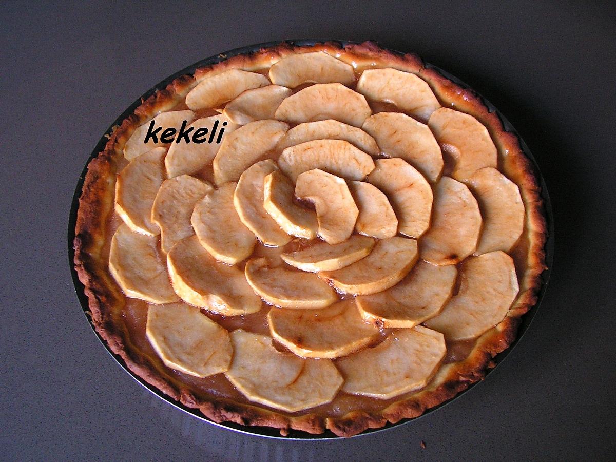 recette Tarte briochée aux pommes