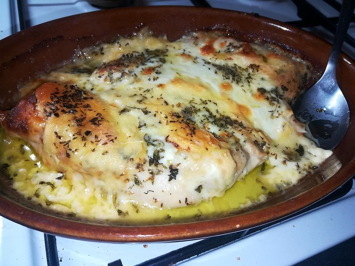 recette Blancs de dinde gratiné au four