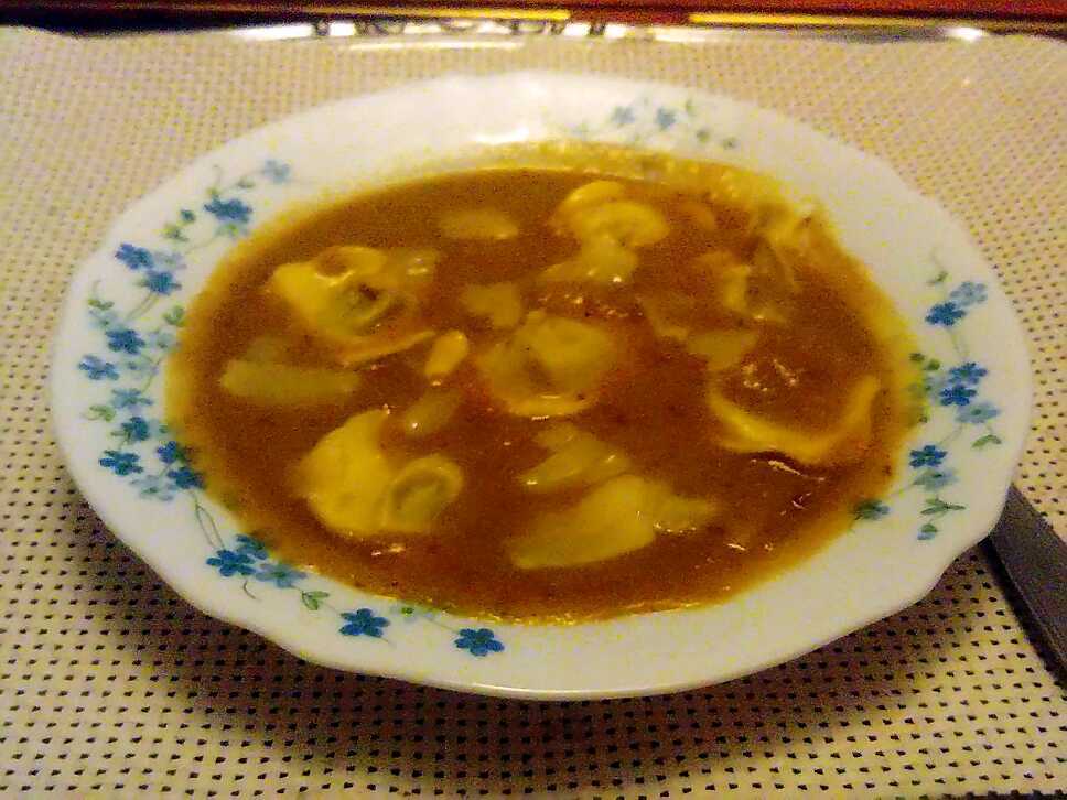 recette soupe potiron , salade avec ravioles recette de kilométre zéro
