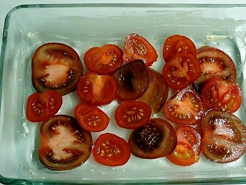 recette Gratin de pommes de terre, boudin blanc, tomates et haricots