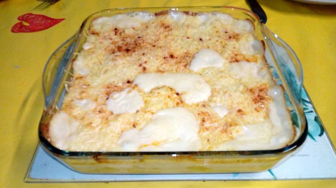 Gratin de papaye à la béchamel