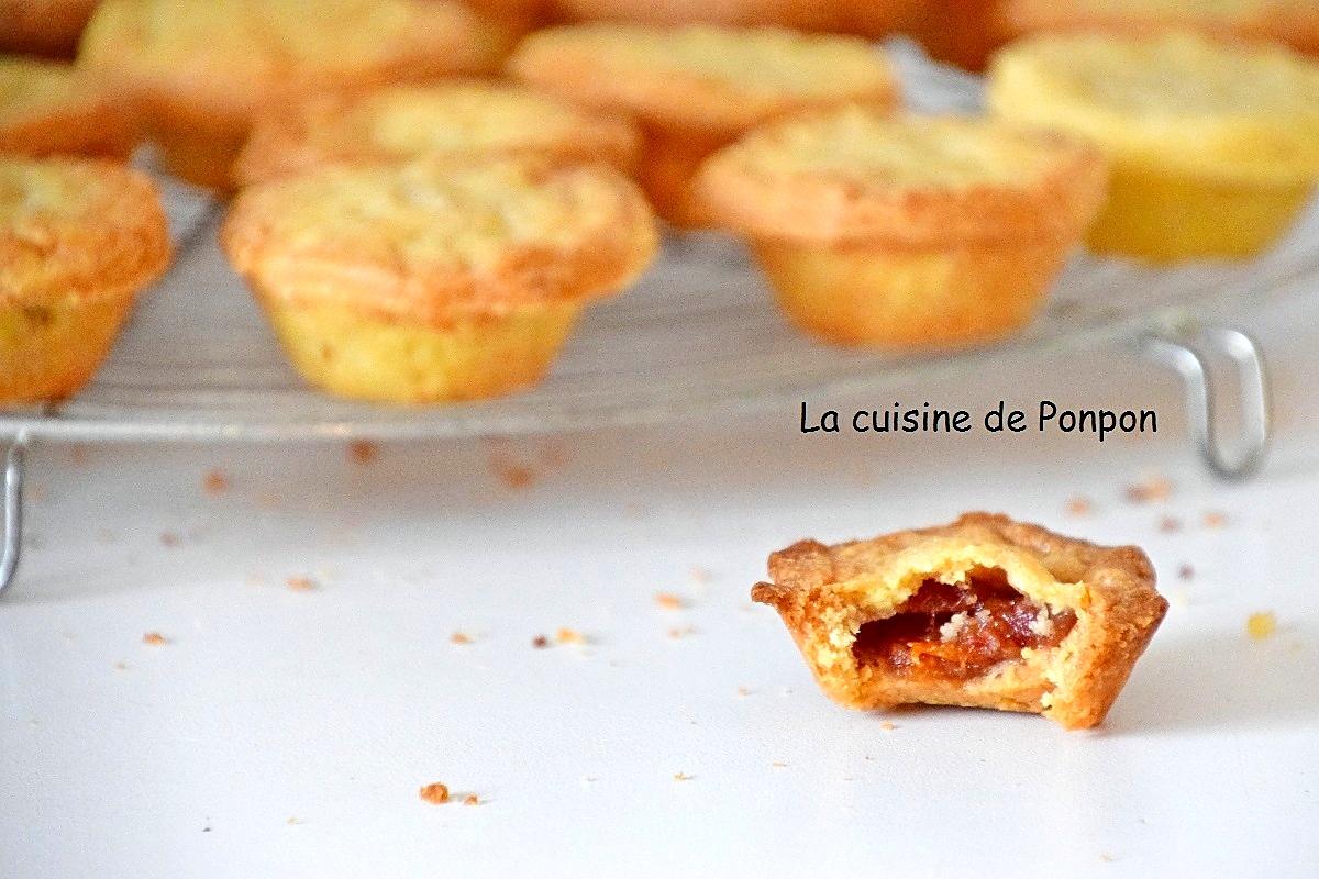 recette Petits sablés fourrés à la confiture de kaki