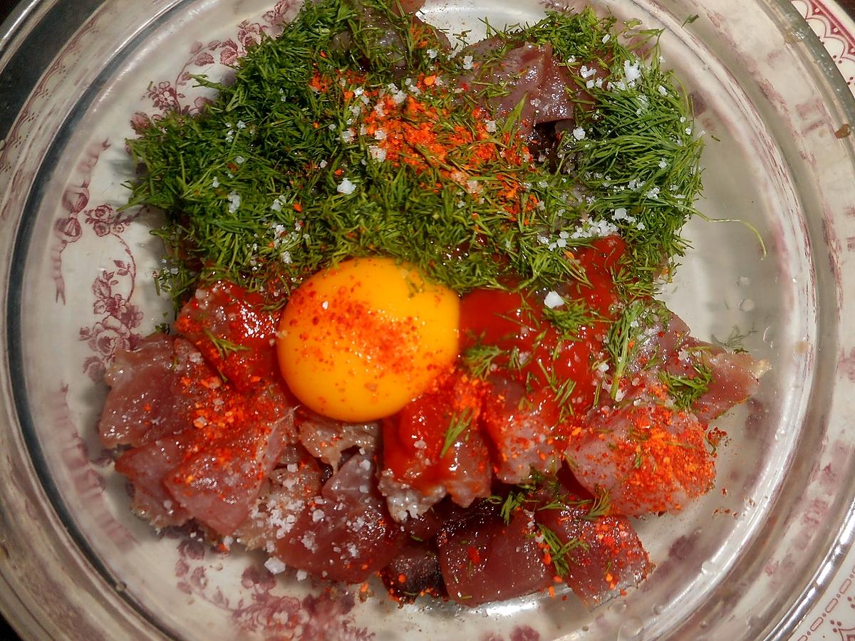 recette Tartare de thon