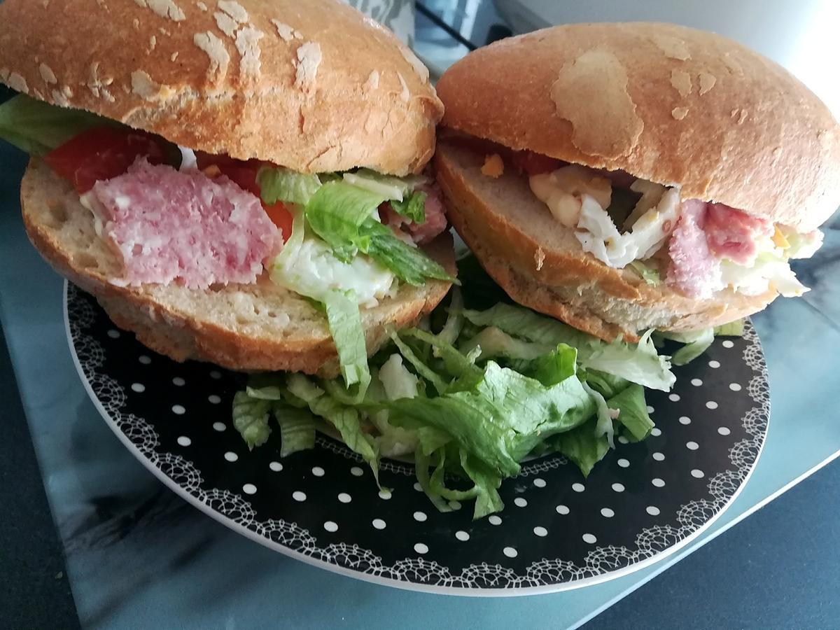 recette Pan bagnat au corned beef