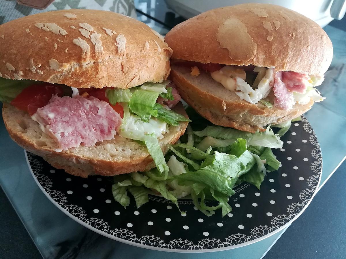 recette Pan bagnat au corned beef