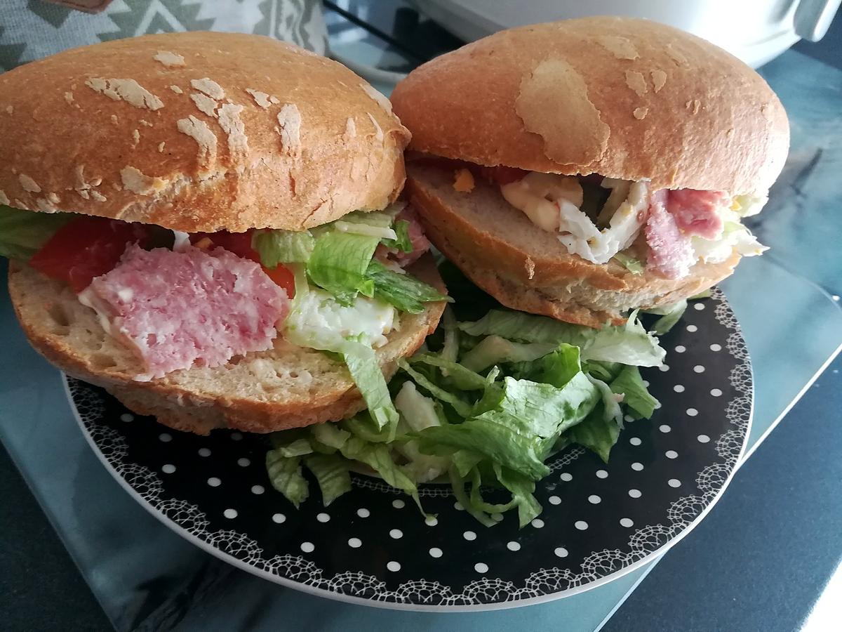 recette Pan bagnat au corned beef