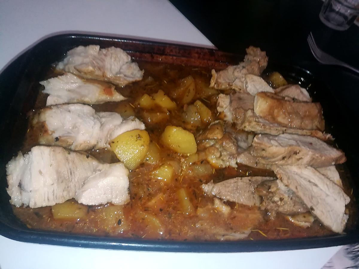 recette Pointe de porc rôti au four