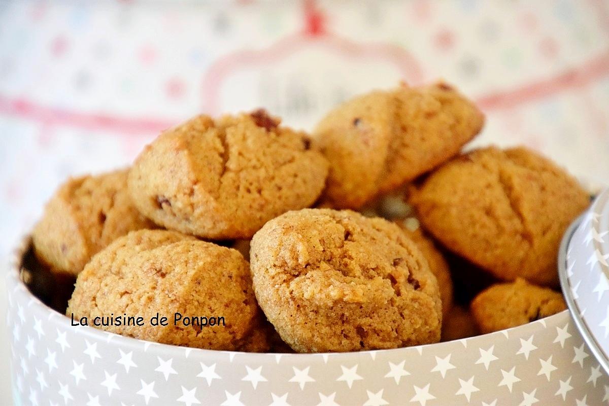 recette Cookies à la chapelure et cranberries