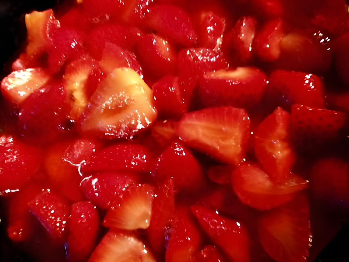 recette Fraises au sirop d'orange