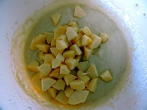 recette Muffin aux pommes et poudre d'écorce de combava