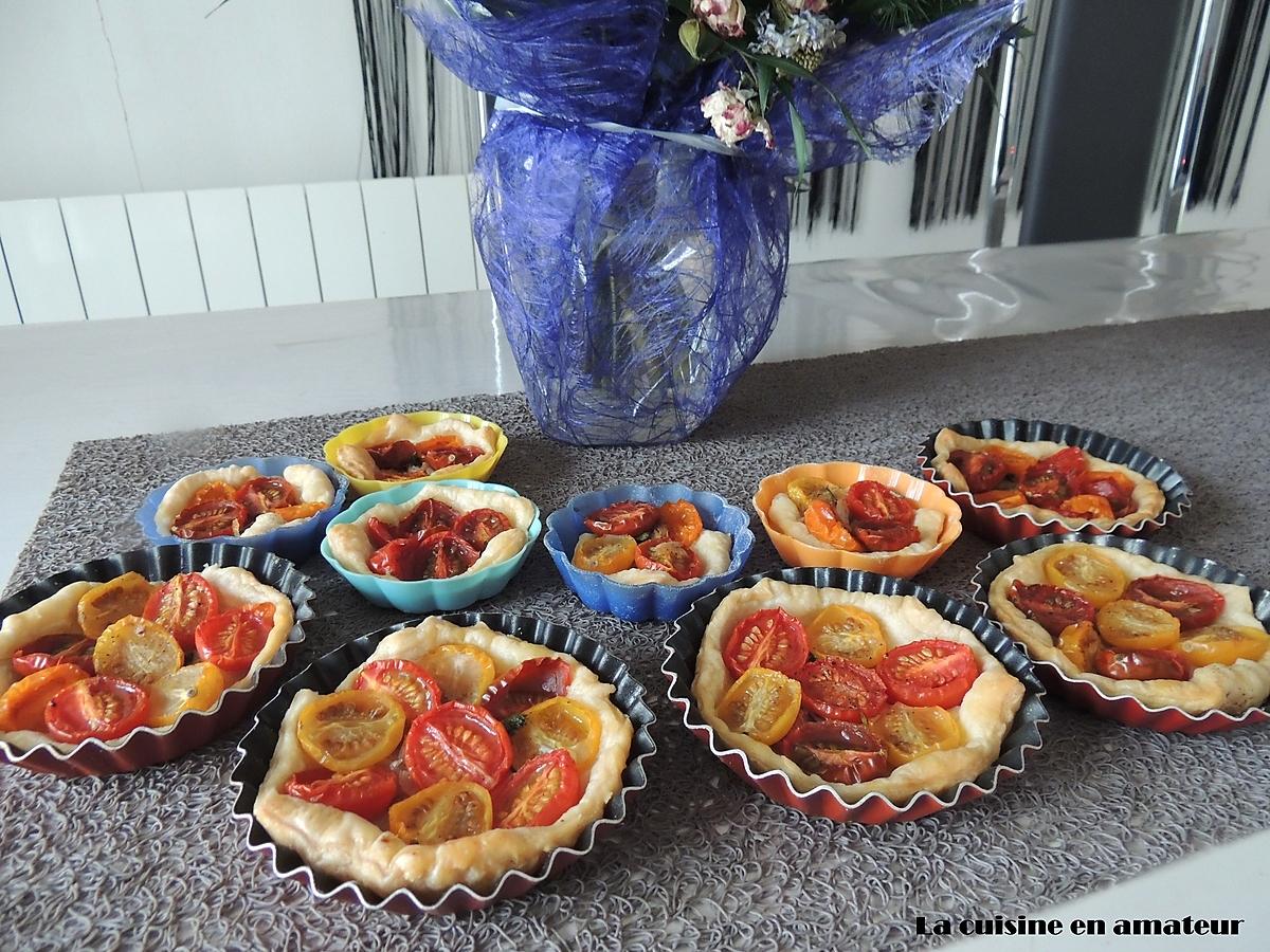 recette Tartelettes aux tomates cerise