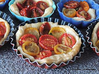 recette Tartelettes aux tomates cerise