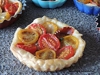 recette Tartelettes aux tomates cerise