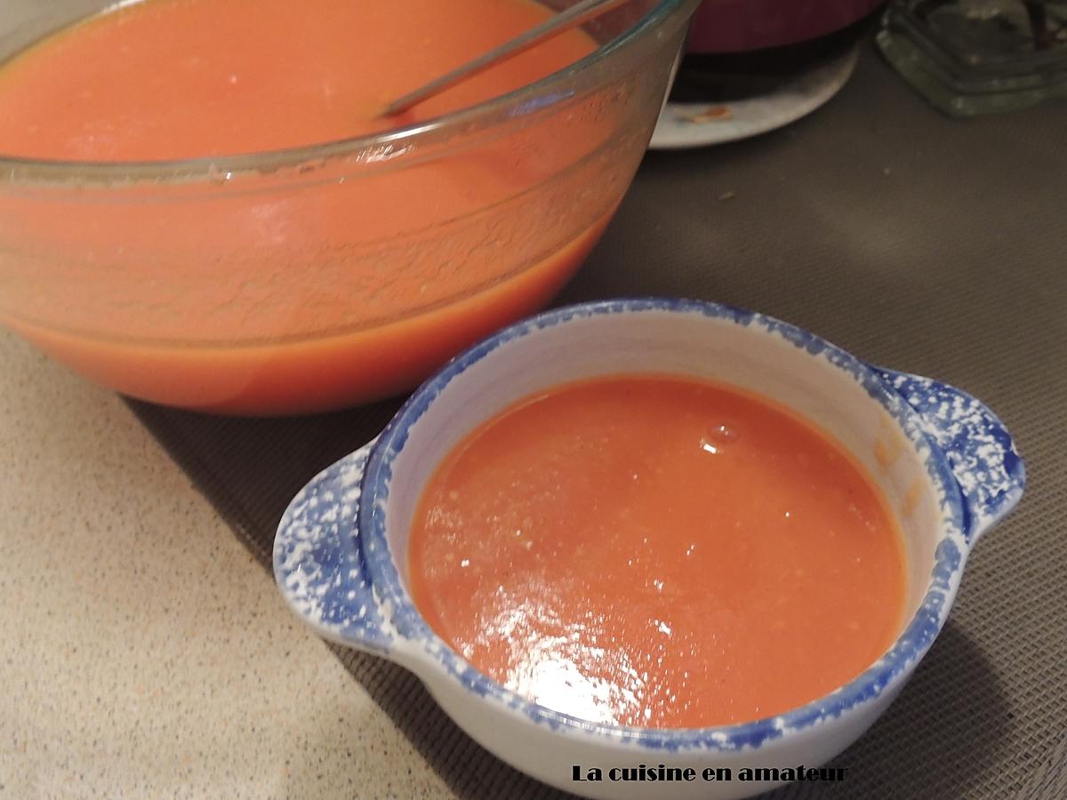 recette Soupe à la tomate