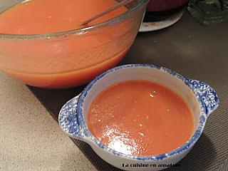 recette Soupe à la tomate