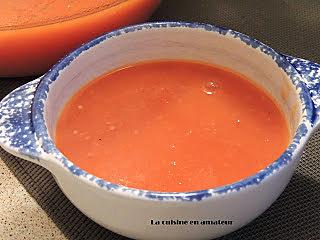 recette Soupe à la tomate
