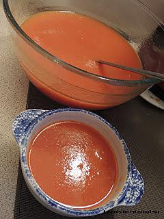 recette Soupe à la tomate