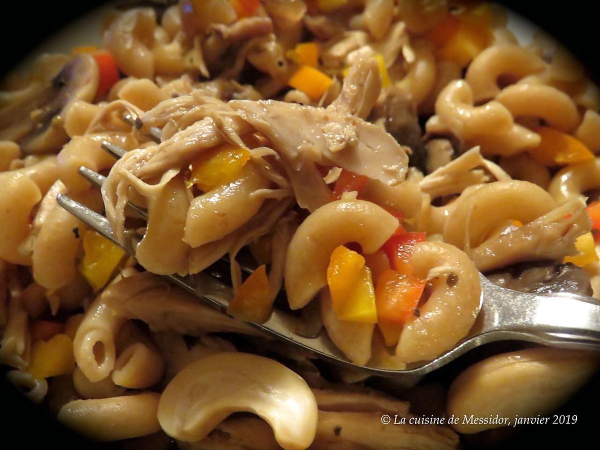 recette Macaroni au poulet, façon orientale