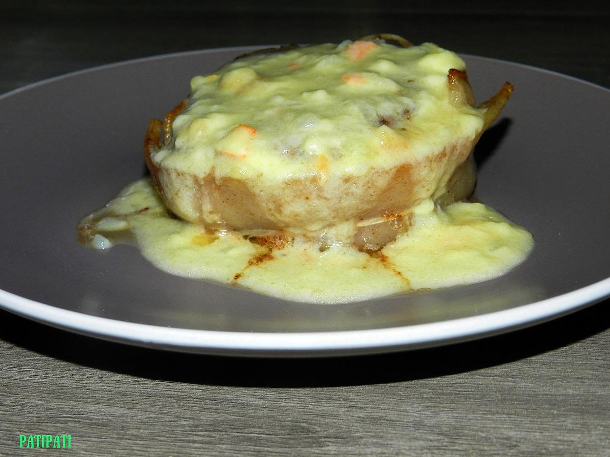 recette PAVÉ DE BOEUF SAUCE FROMAGE ET ÉPOISSE