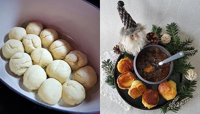 recette Dampfnüdla Alsaciens à la Gelée de Coing