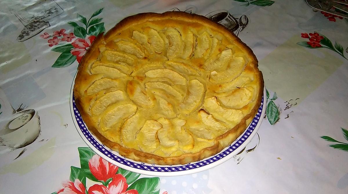 recette Tarte aux pommes normande