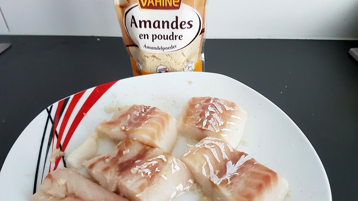 recette Filets de poisson panés aux amandes