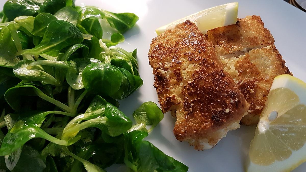 recette Filets de poisson panés aux amandes