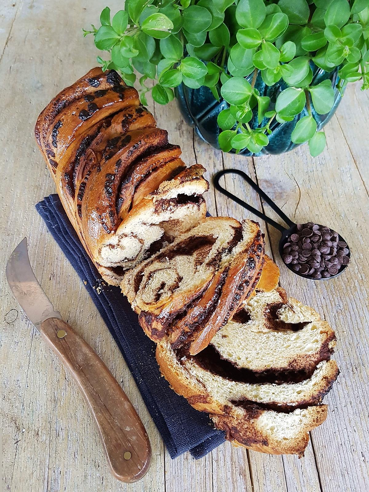 recette Un Babka ? Un Krantz ? Ou une Brioche Tressée au Chocolat tout simplement ...