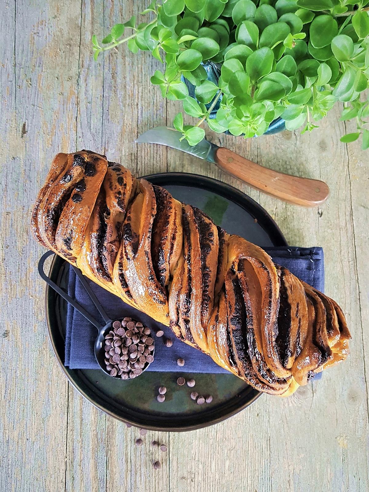 recette Un Babka ? Un Krantz ? Ou une Brioche Tressée au Chocolat tout simplement ...