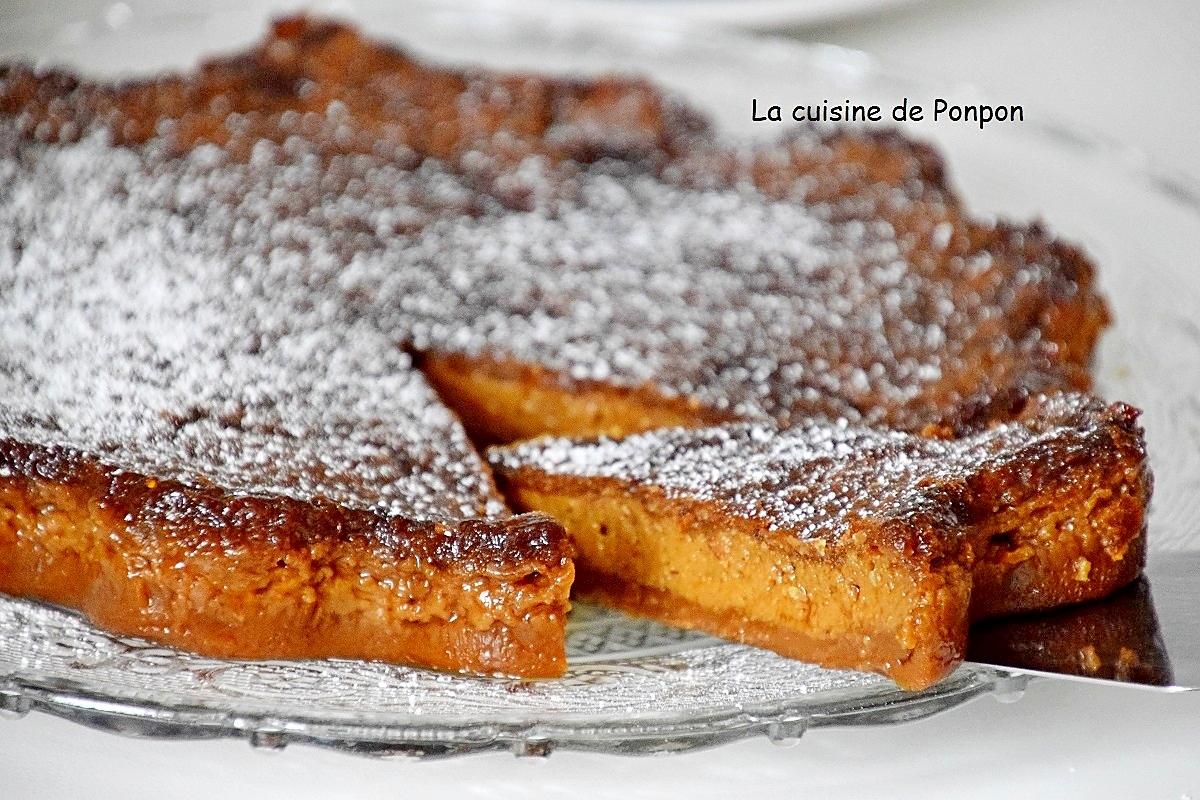 recette Tarte impossible au sucre cassonade