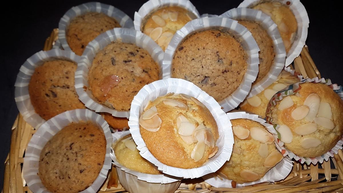 recette Corbeille de muffins moelleux