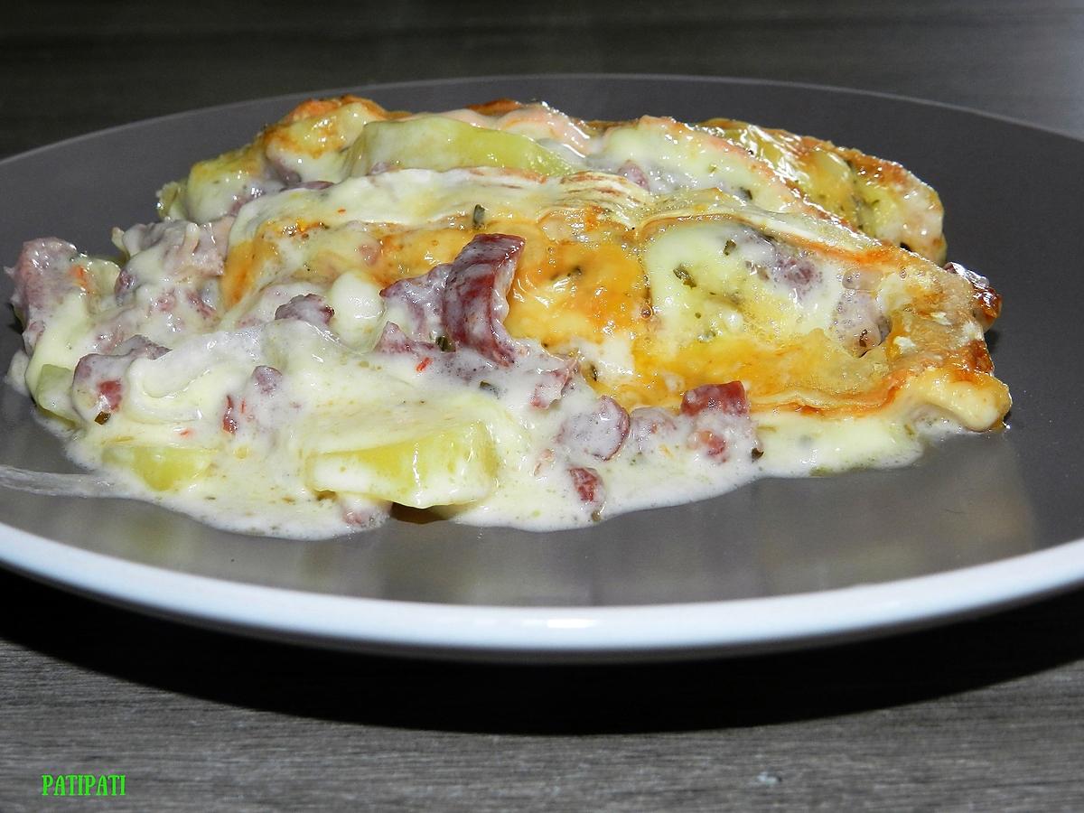 recette TARTIFLETTE DOUCE